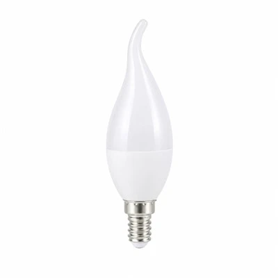 Bombilla de vela con punta doblada E14